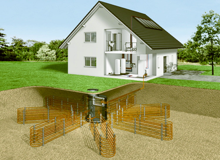 Отопление тепловым насосом загородного дома; принцип работы, проектирование теплового насоса