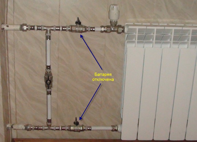 Замена радиаторов отопления своими руками, схема и видео подключения