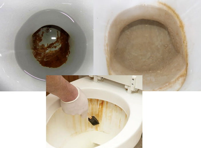 Как очистить унитаз от мочевого камня, налета и ржавчины